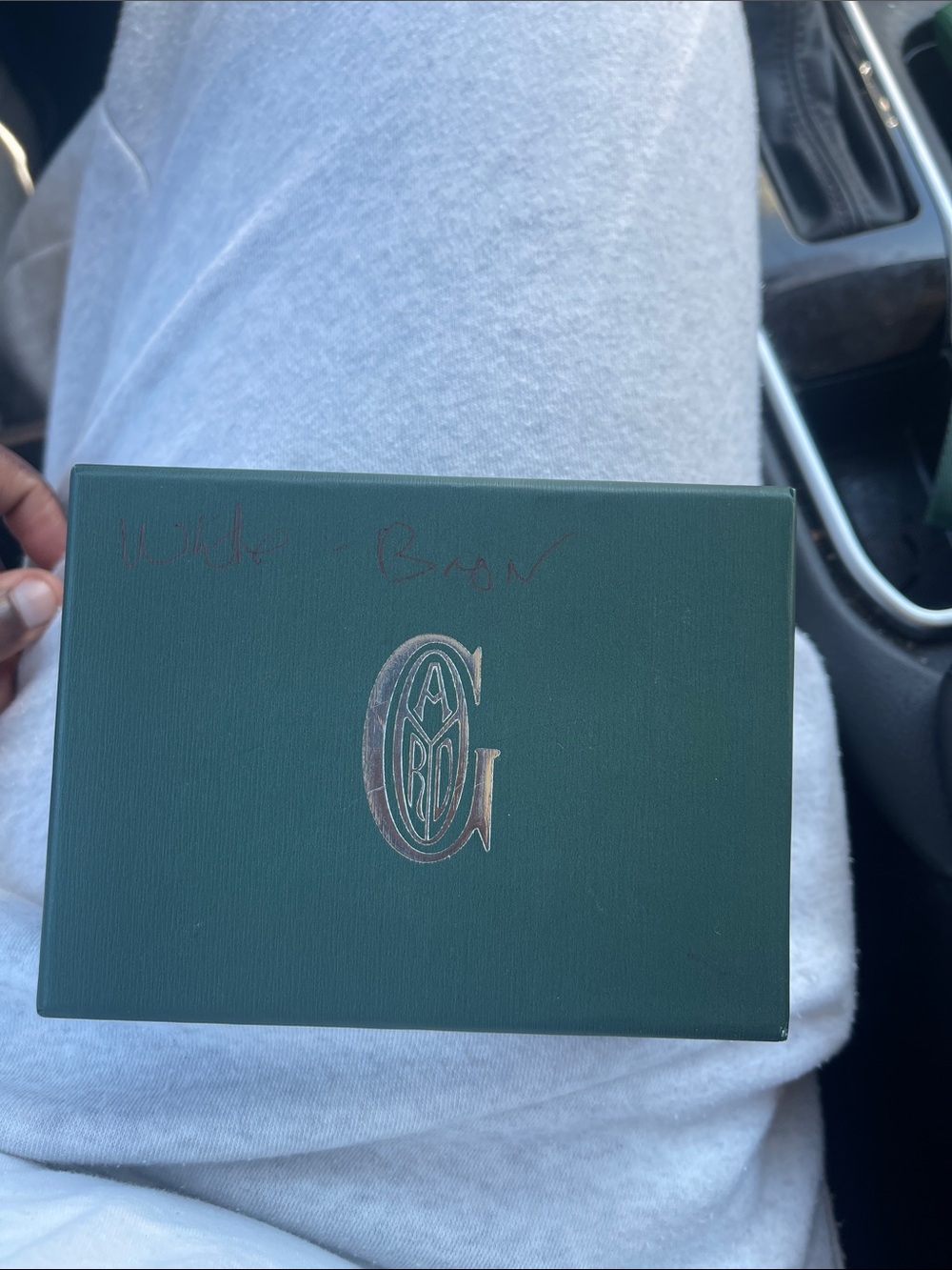 Goyard Green Box with Gold Monogram